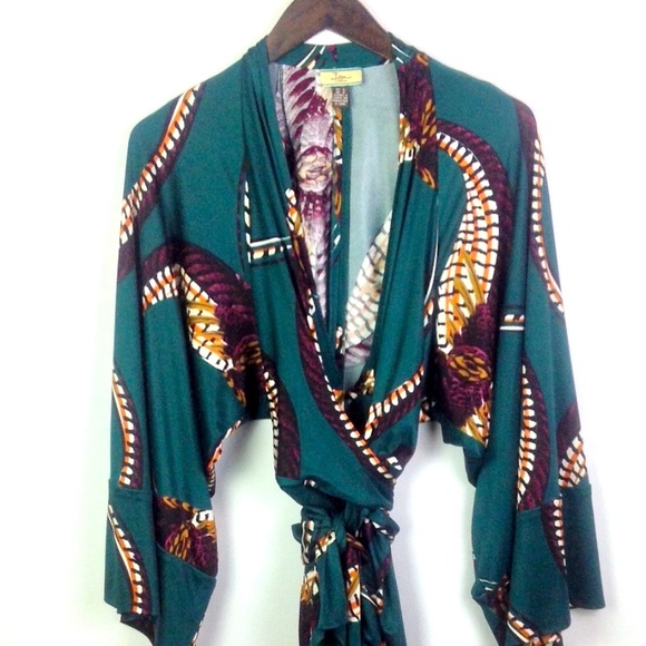 ISSA LONDON Silk Emerald Tunic or Dress - Picture 3 of 8